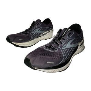 Brooks Men's Adrenaline GTS 21 Running Shoe Gray/Black Size 11.5 D 1103491D093